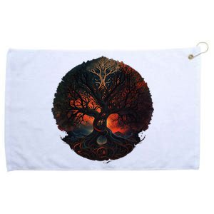 Tree Of Life Gift The Tree Of Life Meditation Grommeted Golf Towel