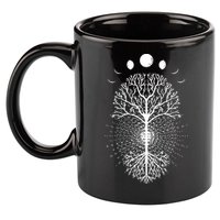 Tree Of Life Moons Phases Cool Meditation Yoga Lover Gift 11oz C Handle Ceramic Mug