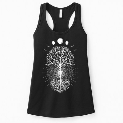 Tree Of Life Moons Phases Cool Meditation Yoga Lover Gift Womens Tank Top
