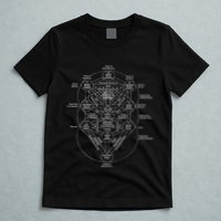 Tree Of Life Kabbalah Esoteric Judaism 10 Sephirot T-Shirt