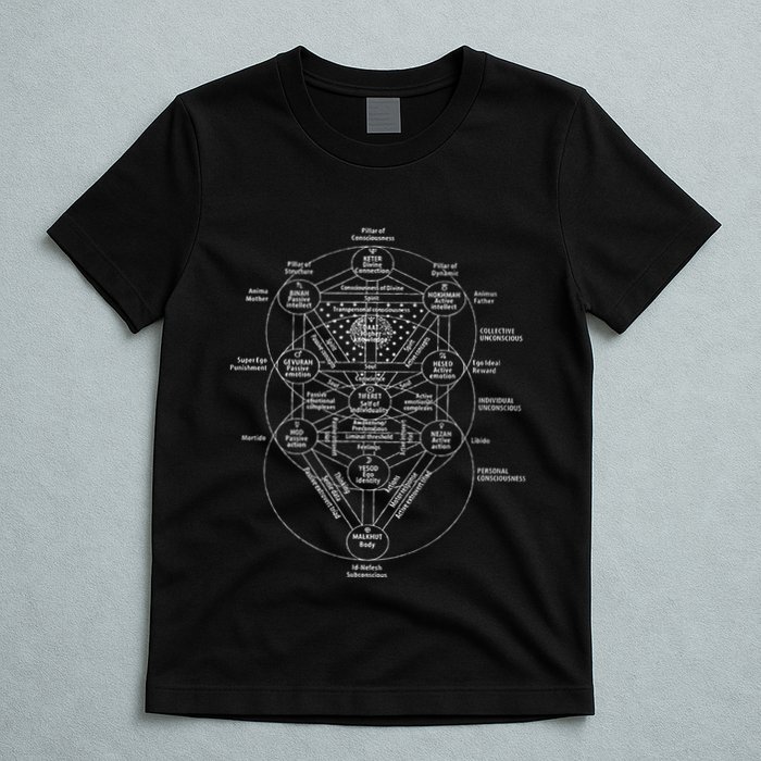 Tree Of Life Kabbalah Esoteric Judaism 10 Sephirot T-Shirt