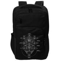 Tree Of Life Kabbalah Esoteric Judaism 10 Sephirot Impact Tech Backpack