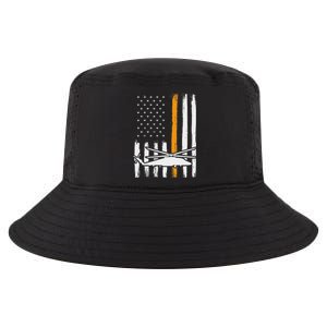 Thin Orange Line Search And Rescue Retired Coast Guard Cool Comfort Performance Bucket Hat