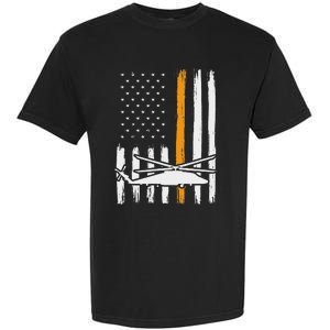 Thin Orange Line Search And Rescue Retired Coast Guard Garment-Dyed Heavyweight T-Shirt