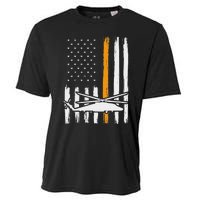 Thin Orange Line Search And Rescue Retired Coast Guard Cooling Performance Crew T-Shirt