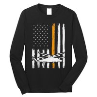 Thin Orange Line Search And Rescue Retired Coast Guard Long Sleeve Shirt