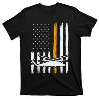 Thin Orange Line Search And Rescue Retired Coast Guard T-Shirt