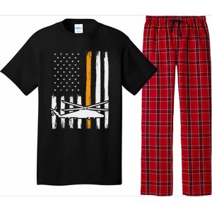 Thin Orange Line Search And Rescue Retired Coast Guard Pajama Set