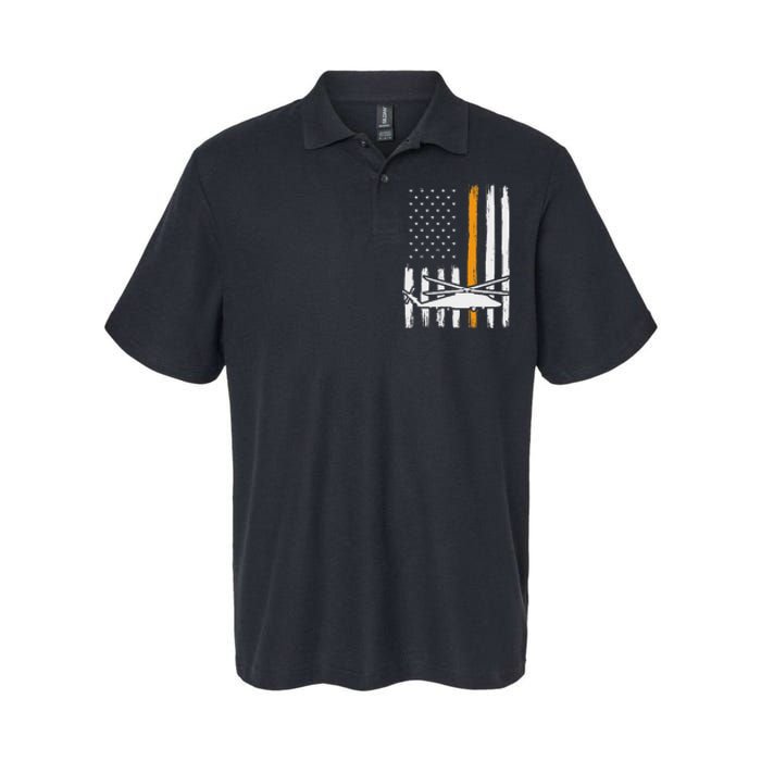 Thin Orange Line Search And Rescue Retired Coast Guard Softstyle Adult Sport Polo