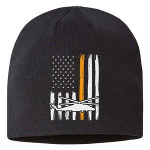 Thin Orange Line Search And Rescue Retired Coast Guard Sustainable Beanie