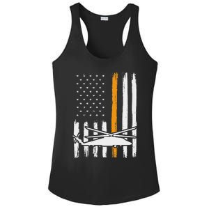 Thin Orange Line Search And Rescue Retired Coast Guard Ladies PosiCharge Competitor Racerback Tank