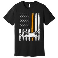 Thin Orange Line Search And Rescue Retired Coast Guard Premium T-Shirt