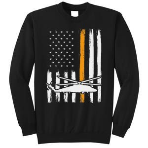 Thin Orange Line Search And Rescue Retired Coast Guard Tall Sweatshirt