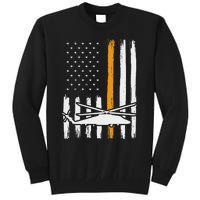 Thin Orange Line Search And Rescue Retired Coast Guard Tall Sweatshirt