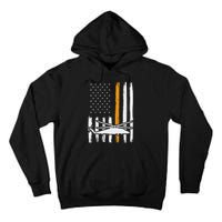 Thin Orange Line Search And Rescue Retired Coast Guard Tall Hoodie