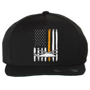 Thin Orange Line Search And Rescue Retired Coast Guard Wool Snapback Cap