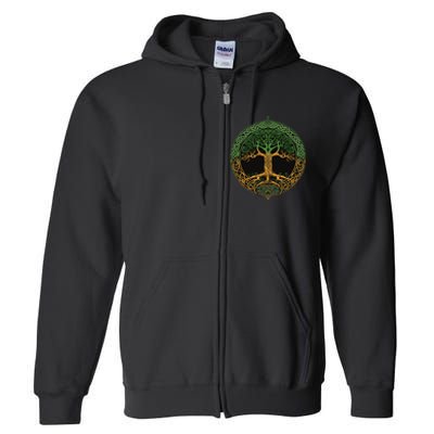 Tree Of Life Yggdrasil Full Zip Hoodie