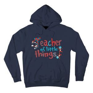 Teacher Of Little Things Reading Lover National Read Across America Tall Hoodie