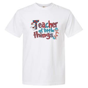 Teacher Of Little Things Reading Lover National Read Across America Garment-Dyed Heavyweight T-Shirt