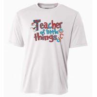 Teacher Of Little Things Reading Lover National Read Across America Cooling Performance Crew T-Shirt