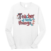 Teacher Of Little Things Reading Lover National Read Across America Long Sleeve Shirt