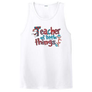 Teacher Of Little Things Reading Lover National Read Across America PosiCharge Competitor Tank