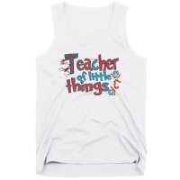 Teacher Of Little Things Reading Lover National Read Across America Tank Top