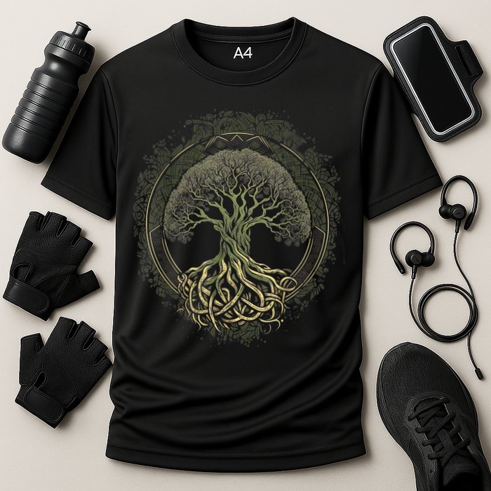 Tree Of Life Viking Midgard Thor Walhalla Performance Shirt