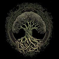 Tree Of Life Viking Midgard Thor Walhalla Sweatshirt