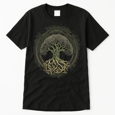 Tree Of Life Viking Midgard Thor Walhalla Tall T-Shirt