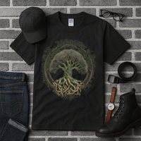Tree Of Life Viking Midgard Thor Walhalla Tall T-Shirt