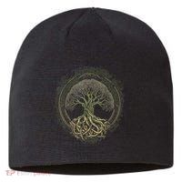 Tree Of Life Viking Midgard Thor Walhalla Sustainable Beanie