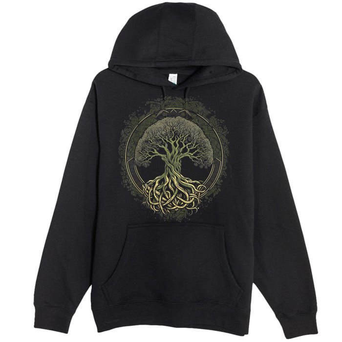 Tree Of Life Viking Midgard Thor Walhalla Premium Pullover Hoodie