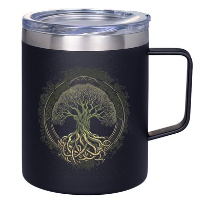 Tree Of Life Viking Midgard Thor Walhalla 12oz Stainless Steel Coffee Mug
