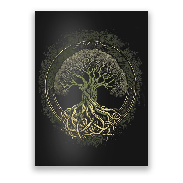 Tree Of Life Viking Midgard Thor Walhalla Poster