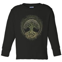 Tree Of Life Viking Midgard Thor Walhalla Toddler Long Sleeve Shirt