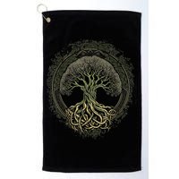 Tree Of Life Viking Midgard Thor Walhalla Golf Towel