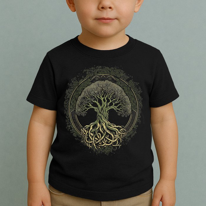 Tree Of Life Viking Midgard Thor Walhalla Toddler T-Shirt