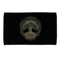 Tree Of Life Viking Midgard Thor Walhalla Microfiber Hand Towel