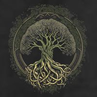 Tree Of Life Viking Midgard Thor Walhalla Microfiber Hand Towel