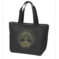 Tree Of Life Viking Midgard Thor Walhalla Zip Tote Bag