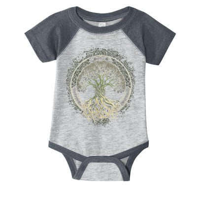 Tree Of Life Viking Midgard Thor Walhalla Infant Baby Jersey Bodysuit