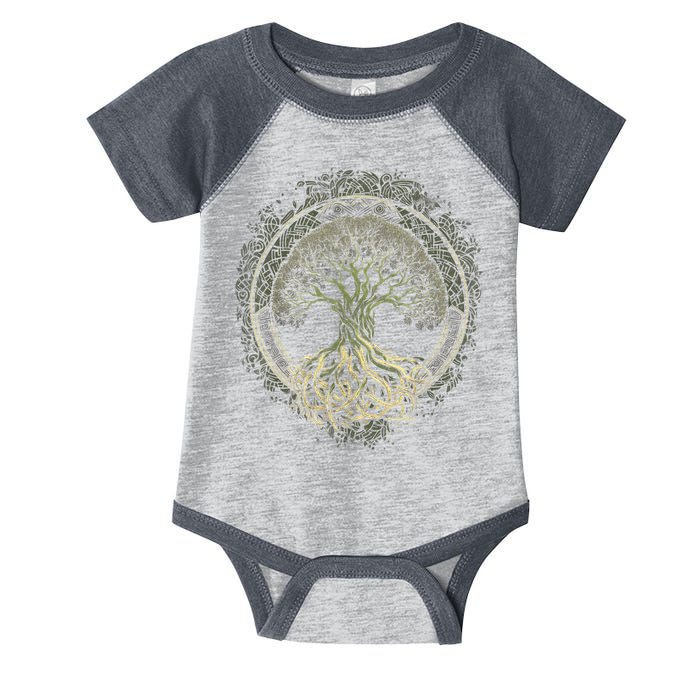 Tree Of Life Viking Midgard Thor Walhalla Infant Baby Jersey Bodysuit