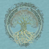 Tree Of Life Viking Midgard Thor Walhalla Sueded Cloud Jersey T-Shirt
