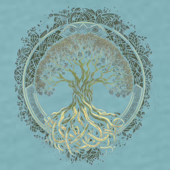 Tree Of Life Viking Midgard Thor Walhalla Sueded Cloud Jersey T-Shirt