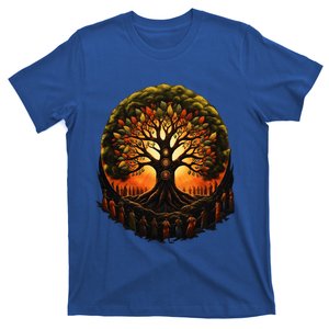 Tree Of Life Black History Kwanzaa American African Roots T-Shirt