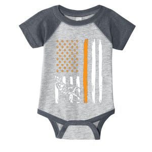 Thin Orange Line Dog Handler SAR K9 Search And Rescue Infant Baby Jersey Bodysuit