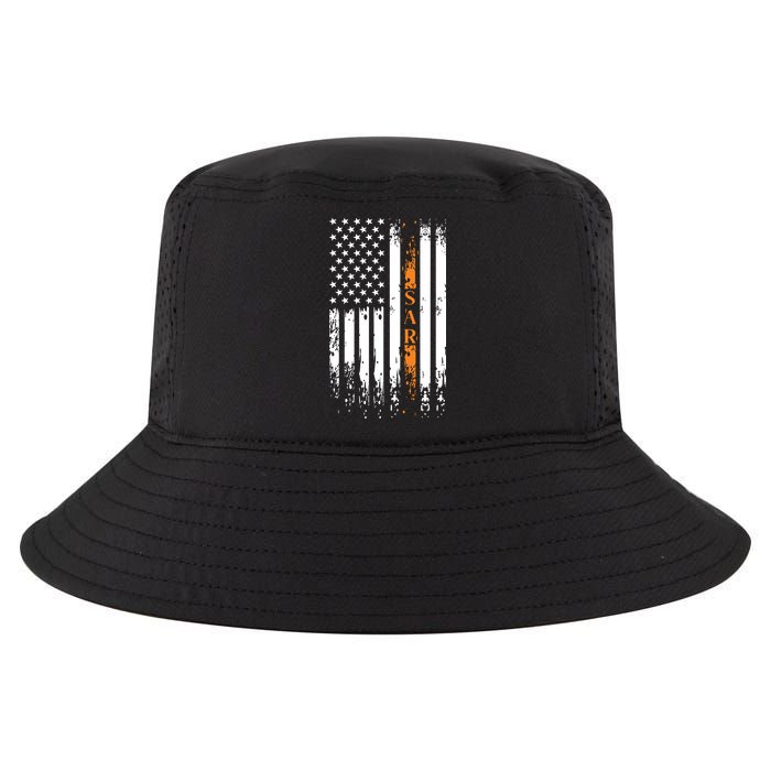 Thin Orange Line Search And Rescue Team SAR Cool Comfort Performance Bucket Hat