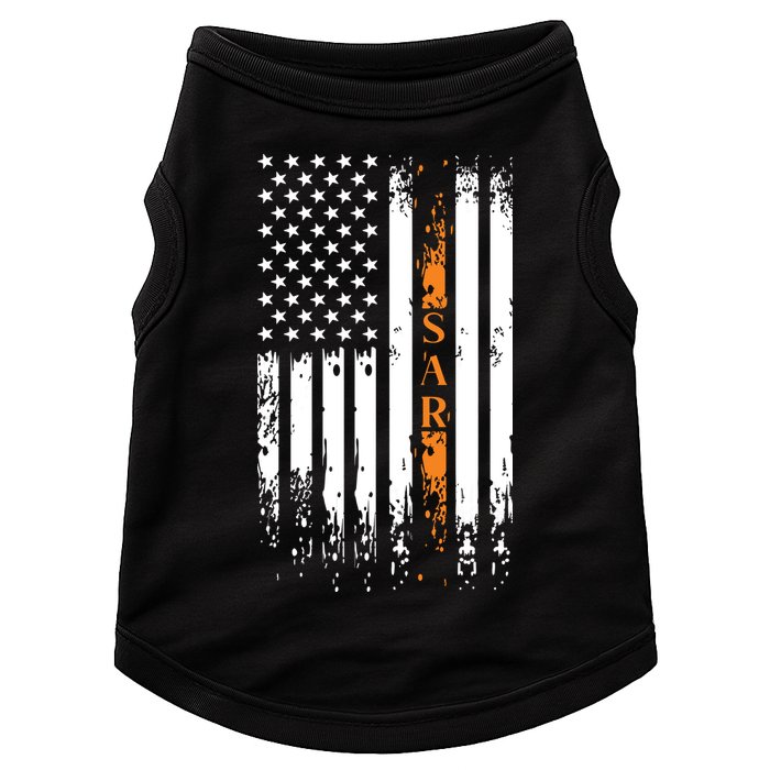 Thin Orange Line Search And Rescue Team SAR Doggie Tank