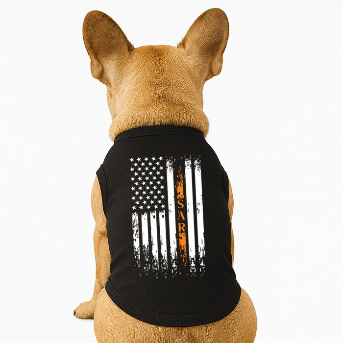 Thin Orange Line Search And Rescue Team SAR Doggie Tank